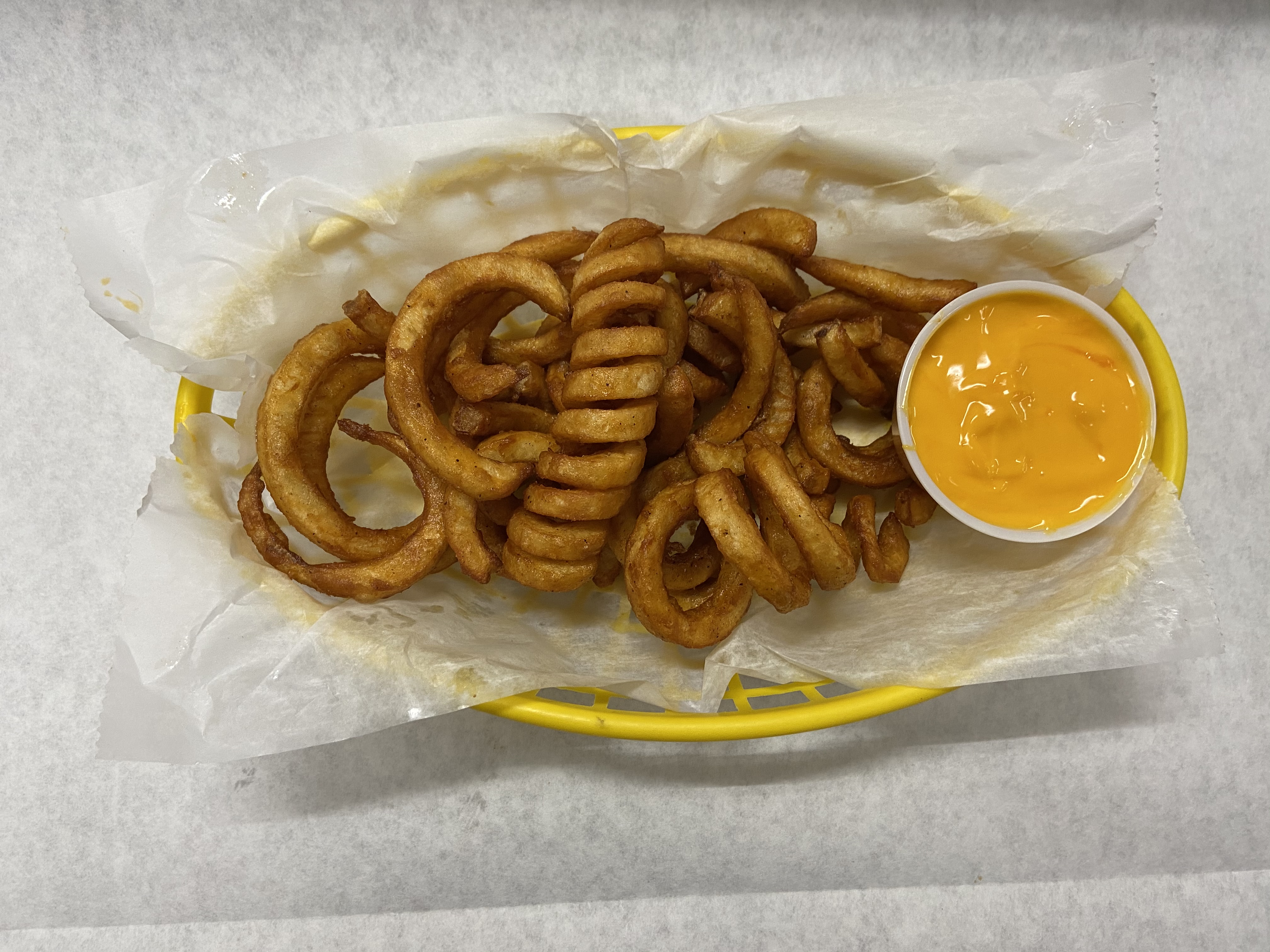 Order Curly Fries with Cheese food online from Mellon Pub store, Mckeesport on bringmethat.com