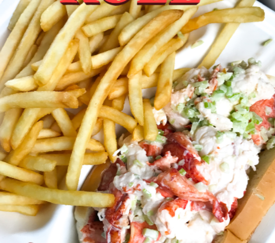 Order Lobster Roll 5 oz. Special food online from Village Roast Beef & Seafood store, Marblehead on bringmethat.com