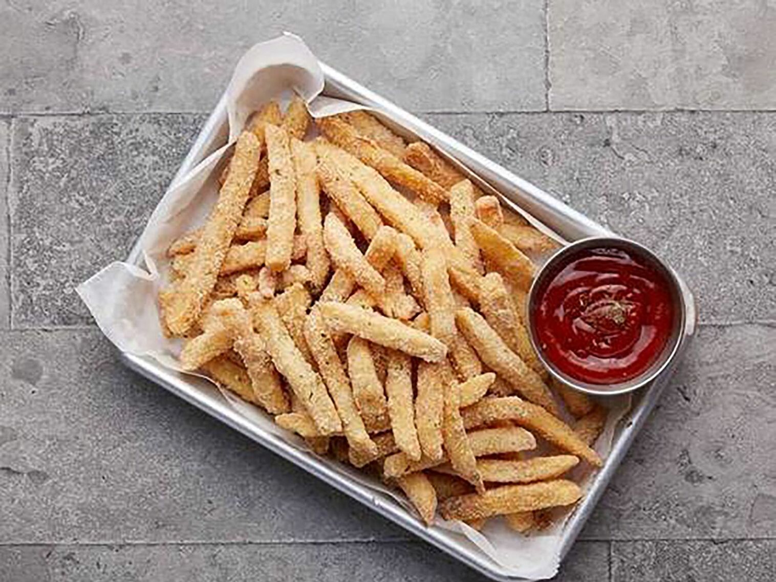 Order Camembert White Cheese Powder Fries food online from Pelicana Chicken store, New York on bringmethat.com