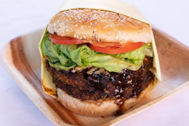 Order Double Veggie Burger food online from Hugo Tacos store, Los Angeles on bringmethat.com