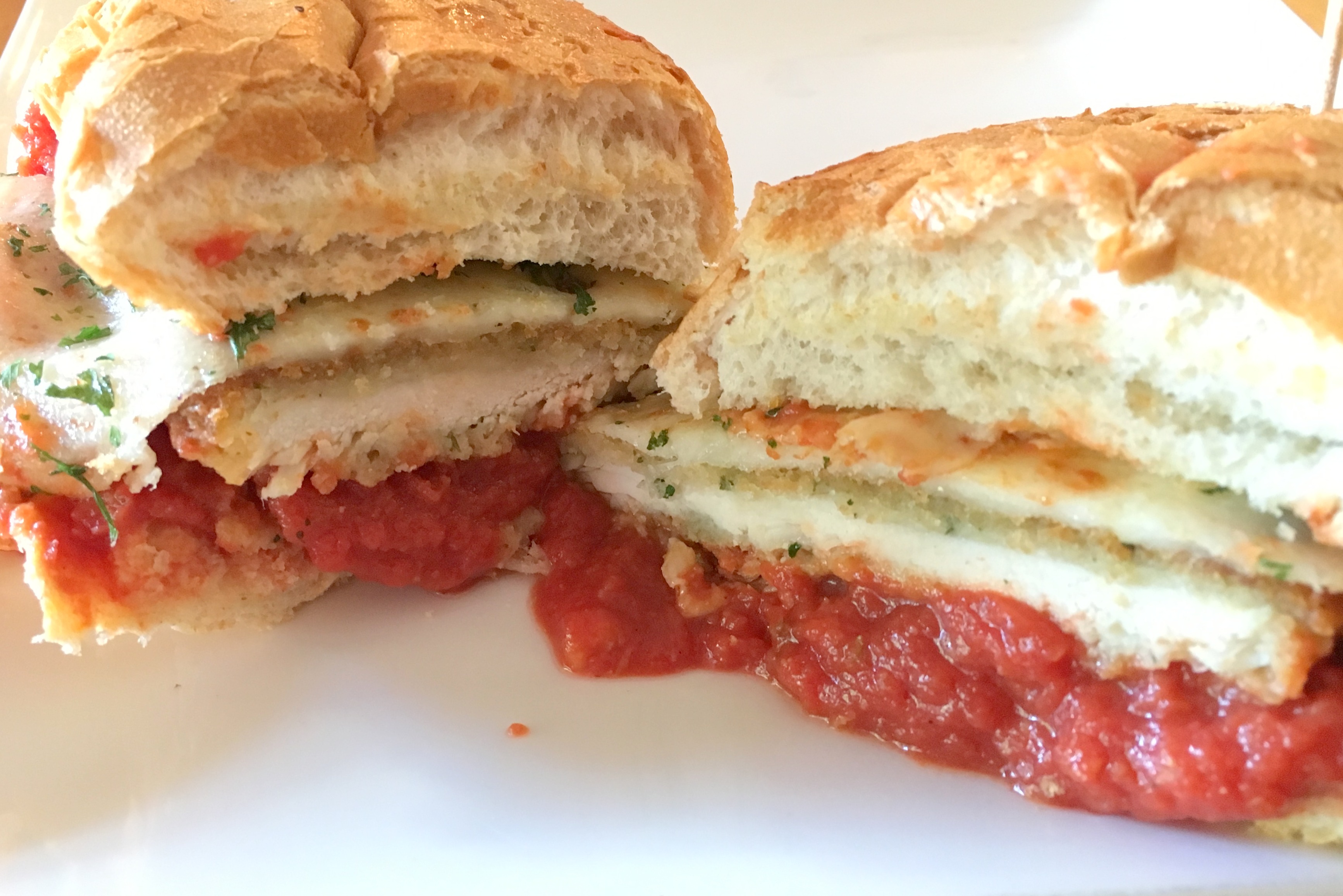 Order Chicken Parm Sandwich food online from Leaning Tower Pizza & Pasta store, Sherman Oaks on bringmethat.com