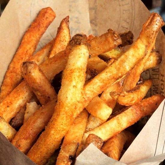 Order Seasoned French Fries food online from Burger Village store, Hicksville on bringmethat.com