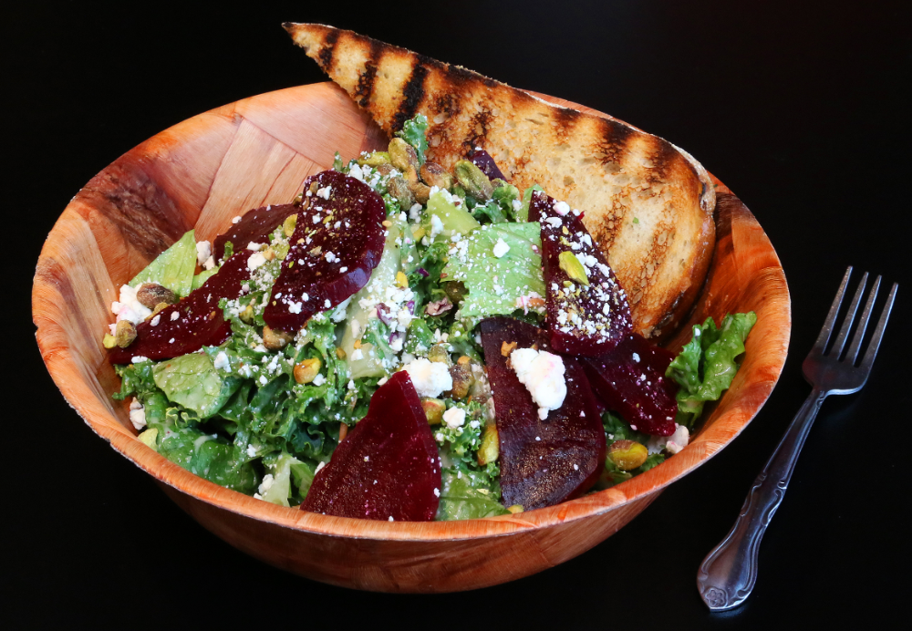 Order Pistachio Beet Salad food online from The Red Barn Restaurant & Brewery store, Mount Prospect on bringmethat.com