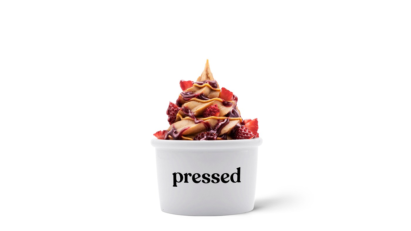 Order Vanilla Vegan Soft Serve with Toppings food online from Pressed store, Roseville on bringmethat.com
