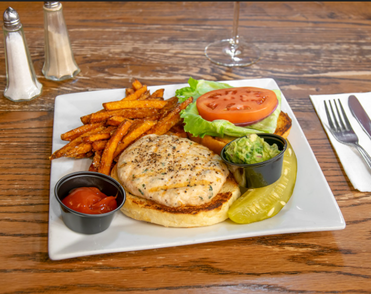 Order Chicken Burger food online from St George Tavern store, New York on bringmethat.com