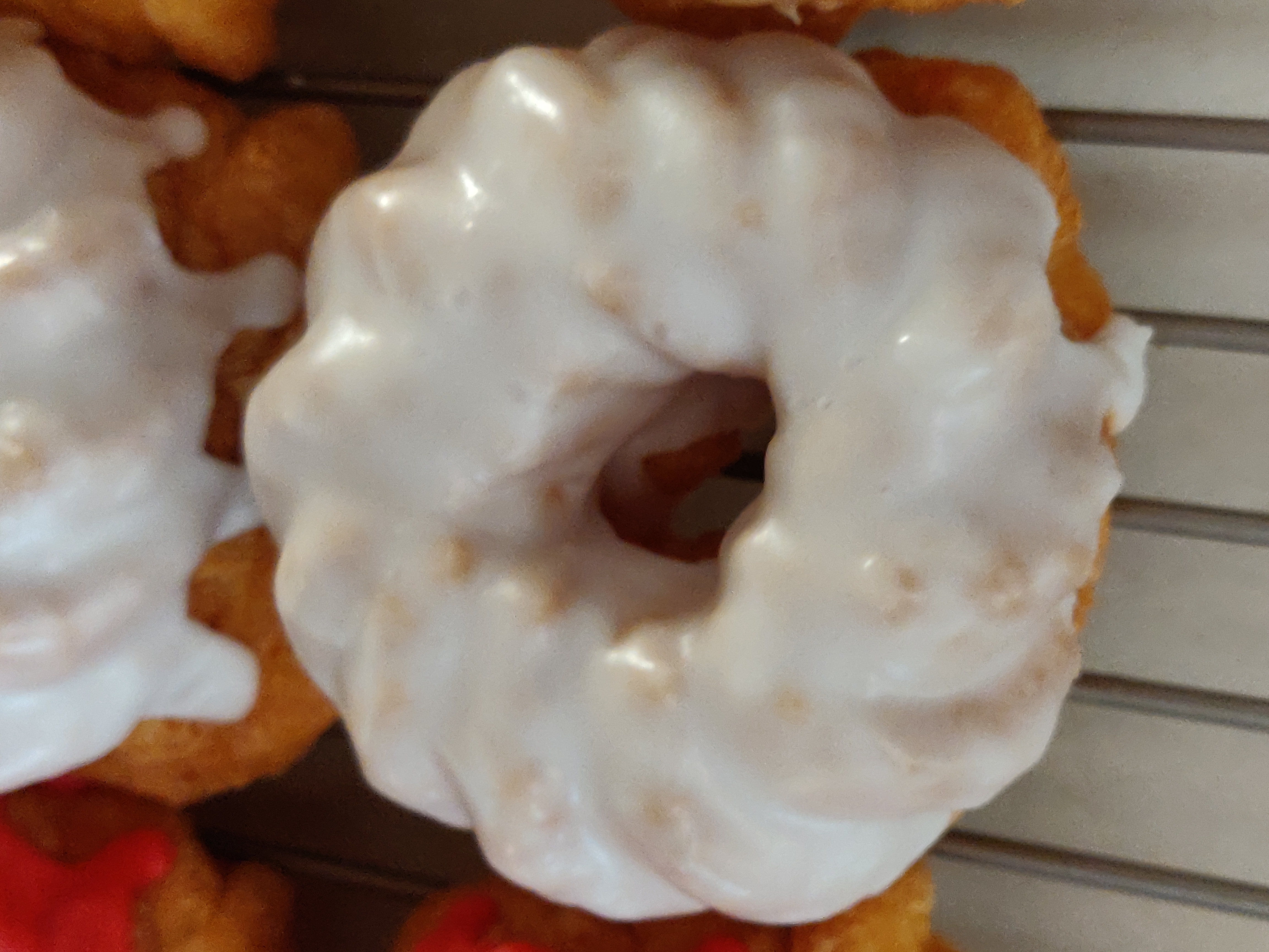 Order Vanilla Icing French Cruller food online from Donut Club store, San Dimas on bringmethat.com
