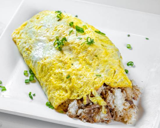 Order Adobo Fried Rice Omelet food online from Siam Garden Cafe store, Honolulu on bringmethat.com