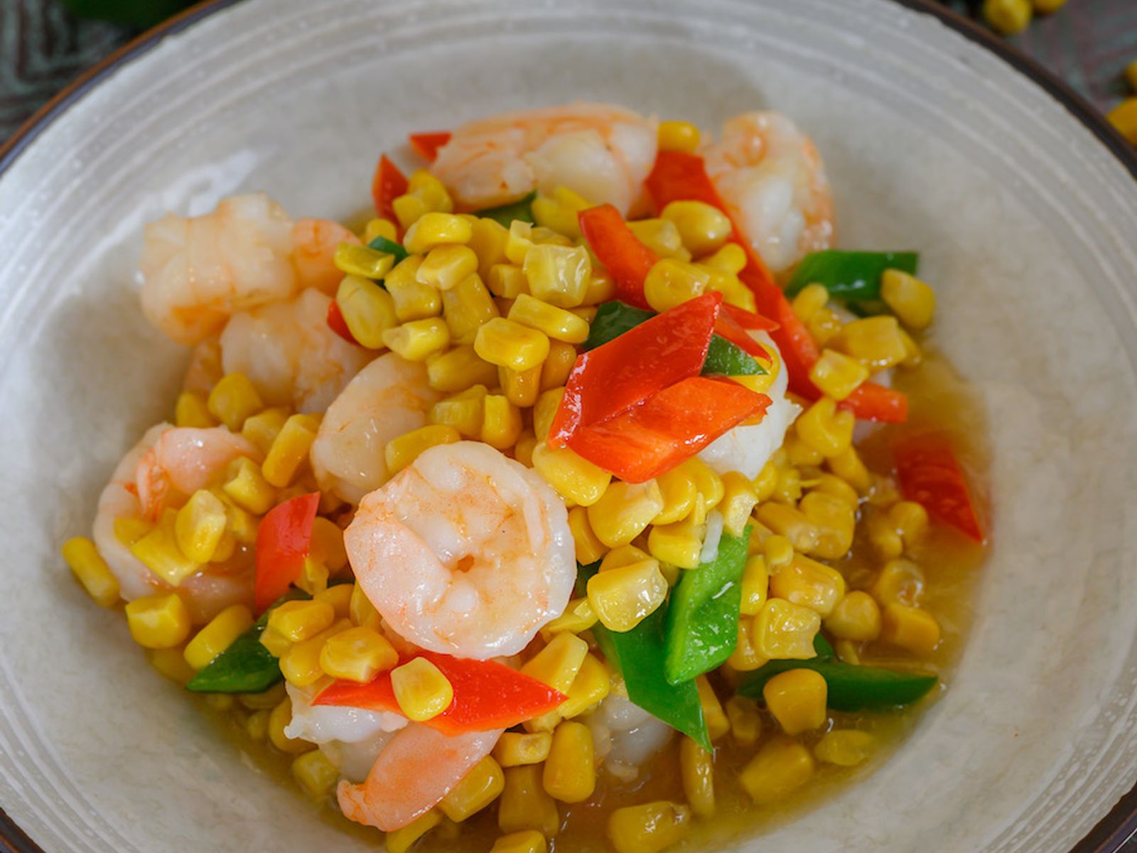 Order Stir Fried Shrimp W. Corn 玉米炒虾仁 food online from Lao Sze Chuan Chinese Restaurant store, Champaign on bringmethat.com