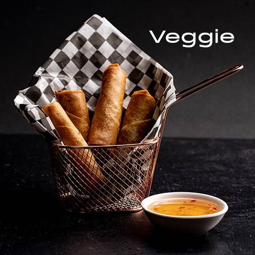 Order Veggie Imperial Rolls (4ct)~ food online from Roll Play Grill store, Vienna on bringmethat.com
