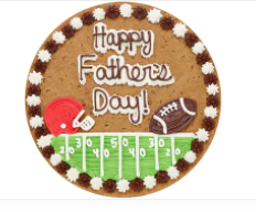 Order Happy Father's Day Football - HS2420 food online from Cookie Co store, Longview on bringmethat.com