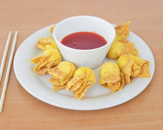 Order Crabmeat Cheese Wontons (8 pcs) food online from China Chef store, Newnan on bringmethat.com