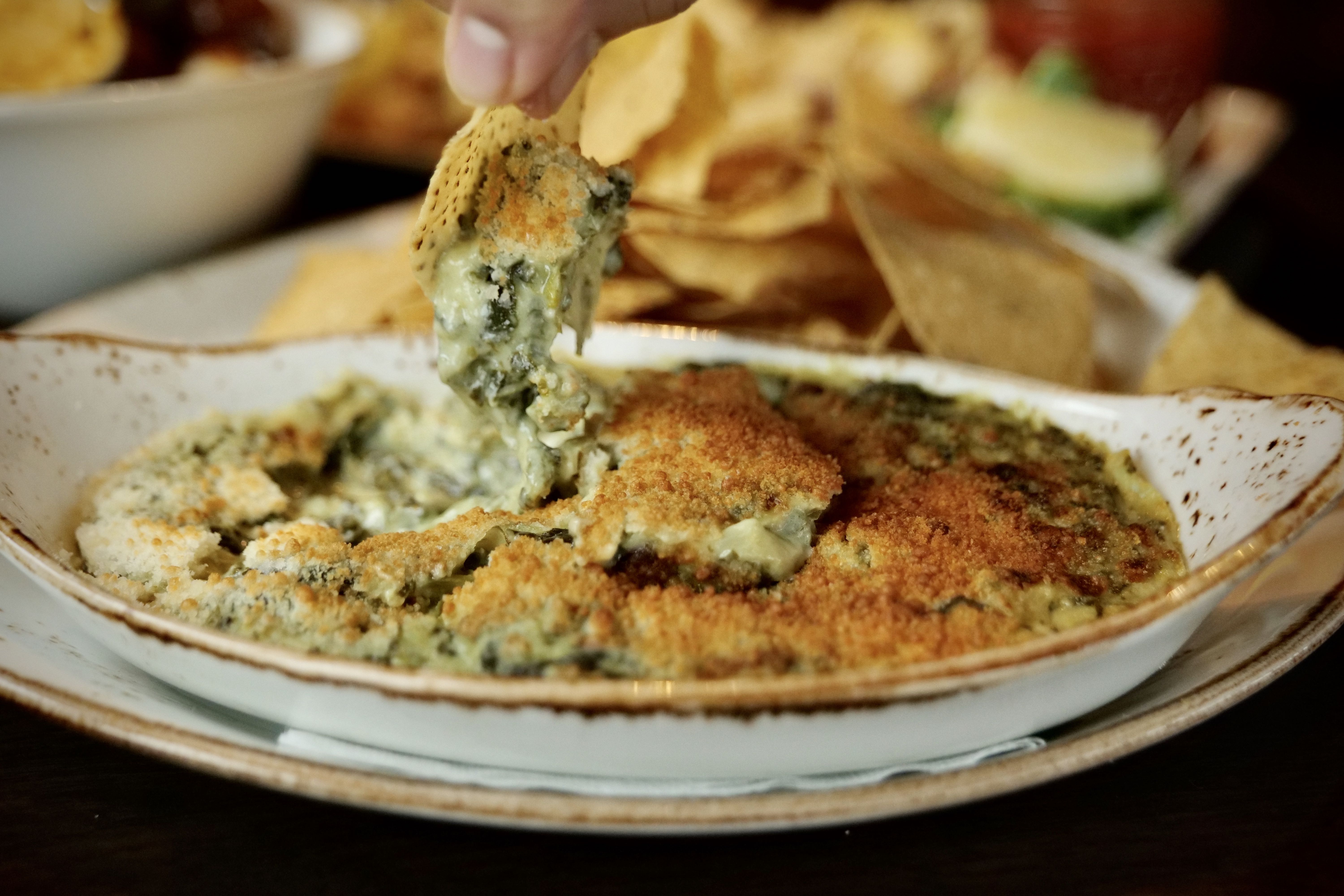 Order Spinach and Artichoke Dip food online from Mcwethy Tavern store, Romeoville on bringmethat.com