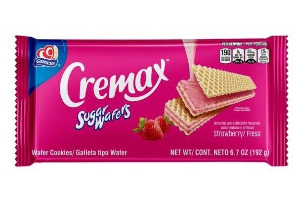 Order Gamesa Sugar Wafers Strawberry 6.7 oz  food online from Pacific Liquor Market store, Bell Gardens on bringmethat.com