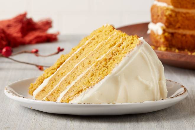 Order Pumpkin Spice Cake Slice food online from Newk's Eatery- Cedar Bluff store, Knoxville on bringmethat.com