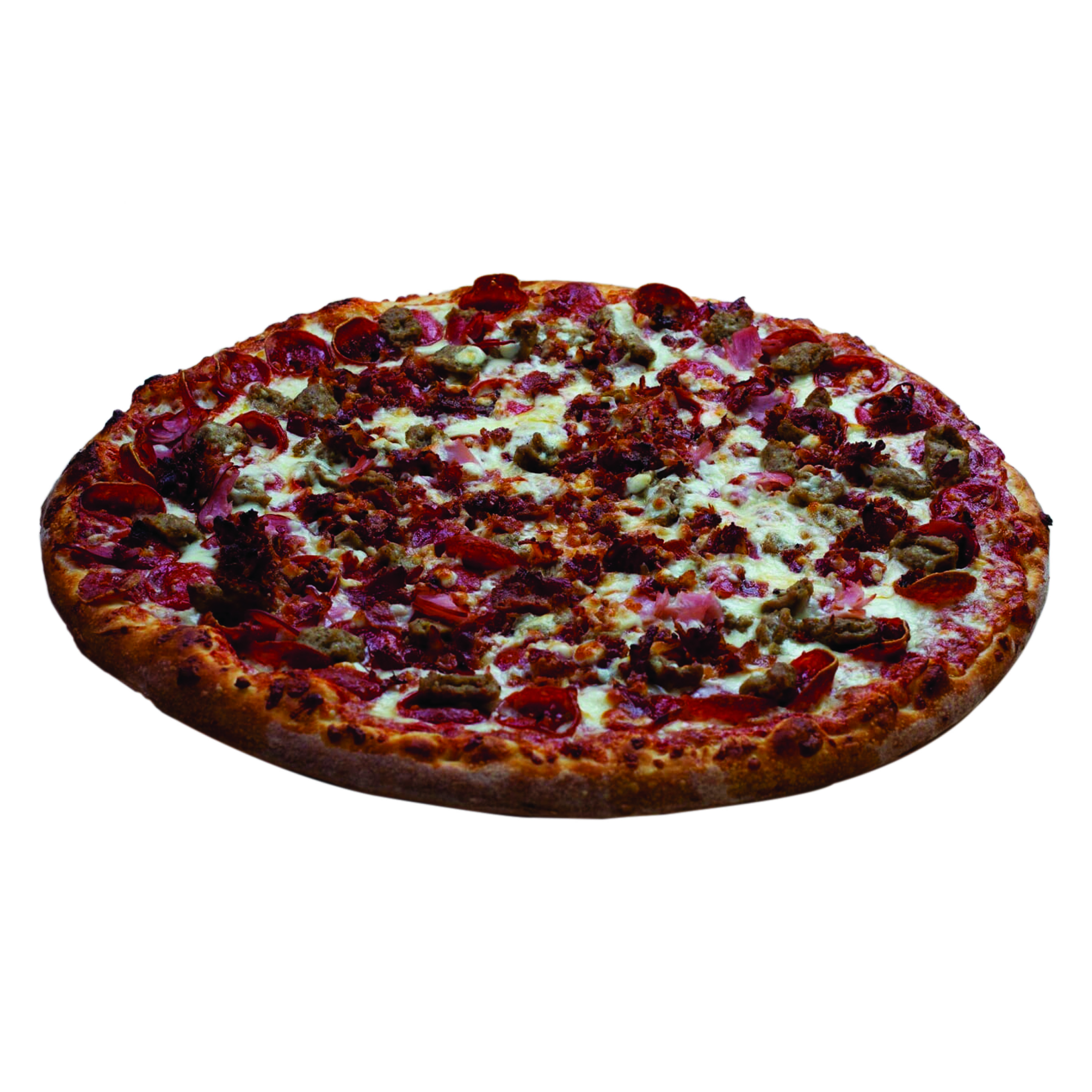 Order Super Meat Sampler Pizza food online from Pizza Pit Extreme store, Iowa City on bringmethat.com
