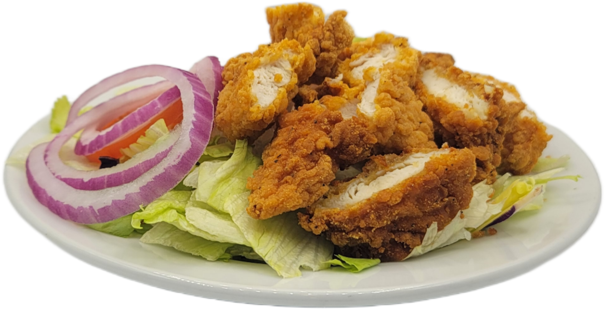 Order Crispy Chicken Salad food online from WePancakes store, Midwest City on bringmethat.com