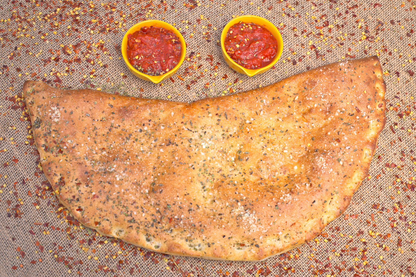 Order Buffalo Chicken Calzone food online from Golden Desserts store, Albany on bringmethat.com