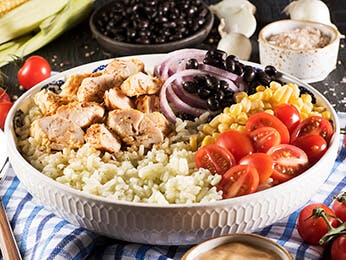 Order Chicken Burrito Bowl - Bowl food online from Select Pizza | Grill store, Cinnaminson on bringmethat.com