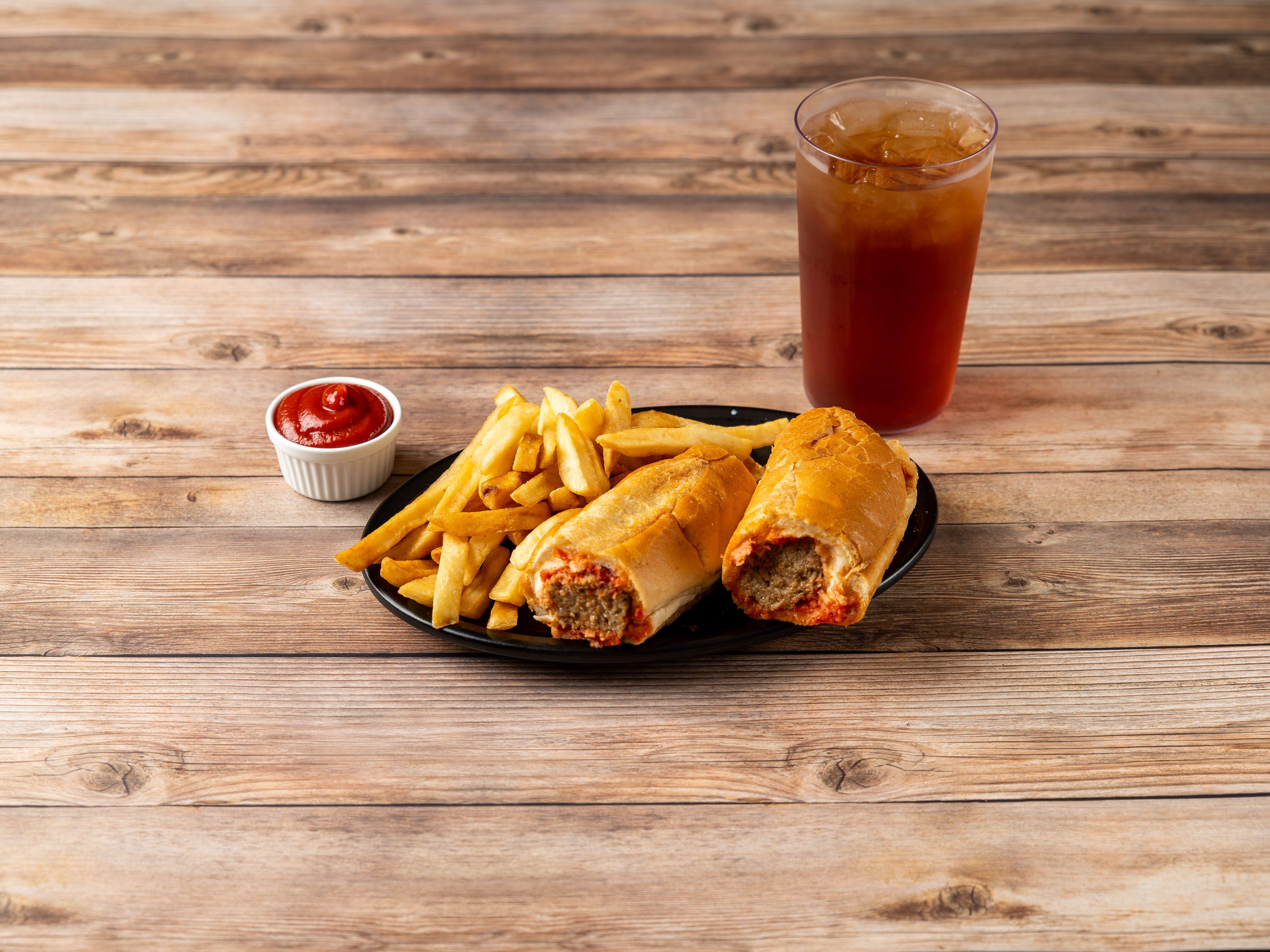 Order 8" Sub, French Fries and 20 oz. Drink Special food online from Highlander Pizza store, Radford on bringmethat.com