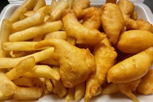 Order Sweet and Sour Chicken with French Fries food online from Sui Min House store, Paterson on bringmethat.com