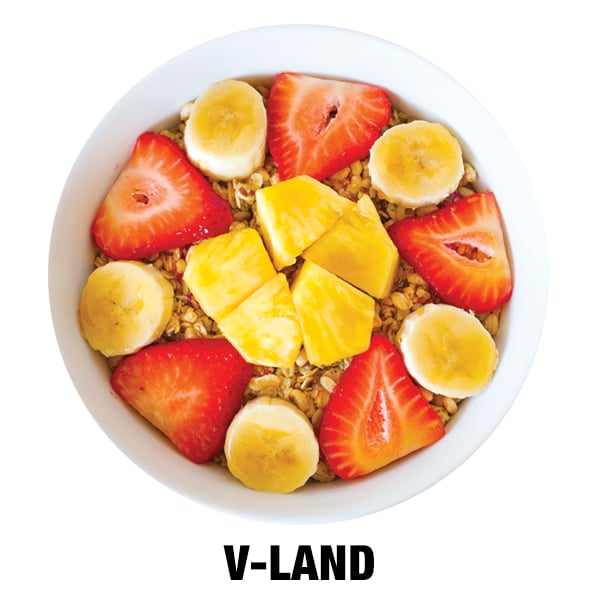 Order V-Land Bowl food online from Banzai Bowls store, Huntington Beach on bringmethat.com