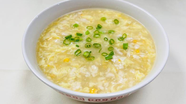 Order Shredded Chicken Corn Soup food online from Yeung Shing Restaurant store, Los Gatos on bringmethat.com