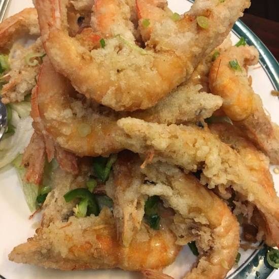 Order Shrimp (in shell) w/ Spicy Salt / 椒鹽蝦 food online from Sam Woo Barbeque store, Alhambra on bringmethat.com