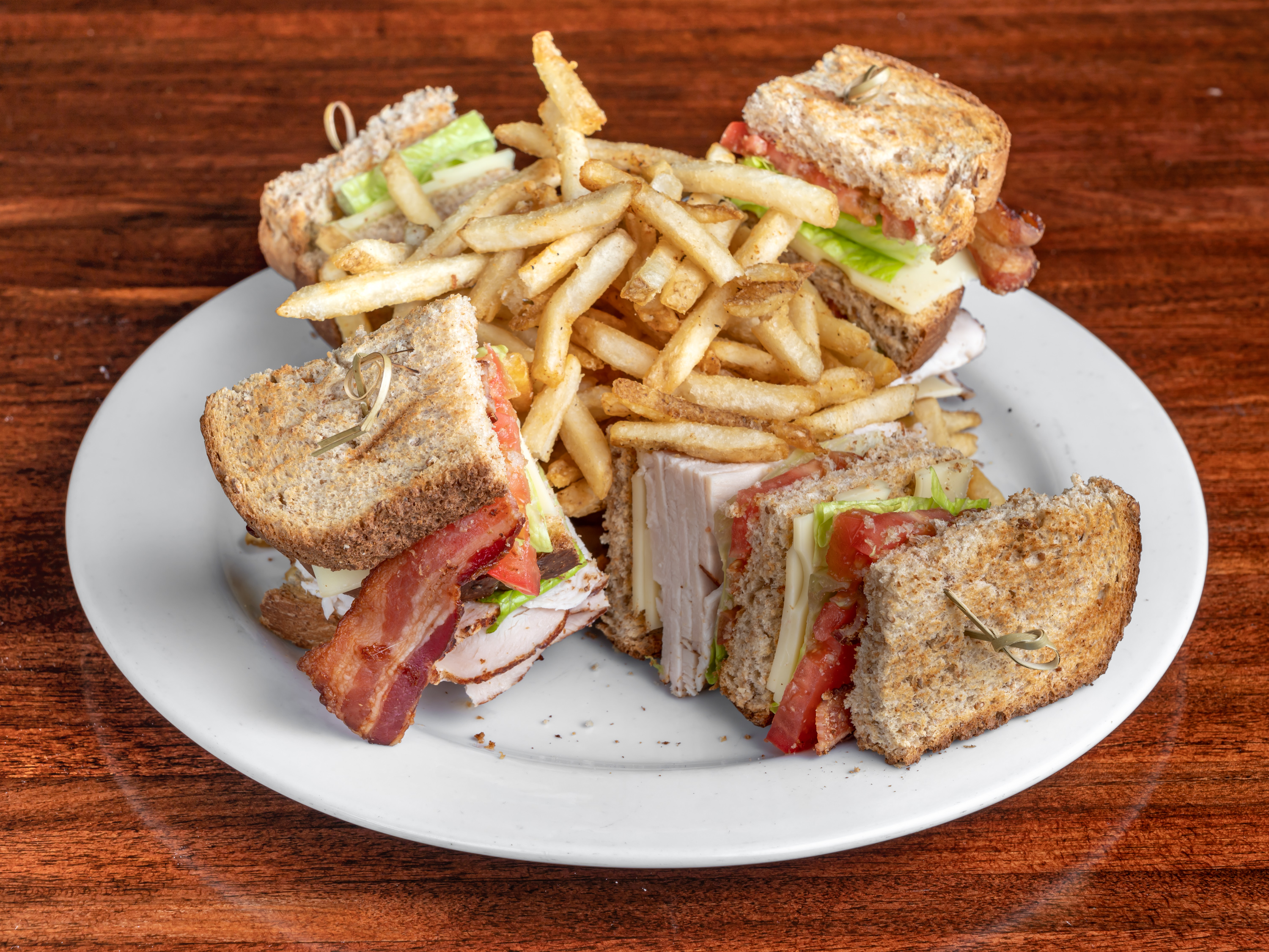 Order Deli Style Turkey Club Sandwich food online from Berries in the Grove store, Miami on bringmethat.com
