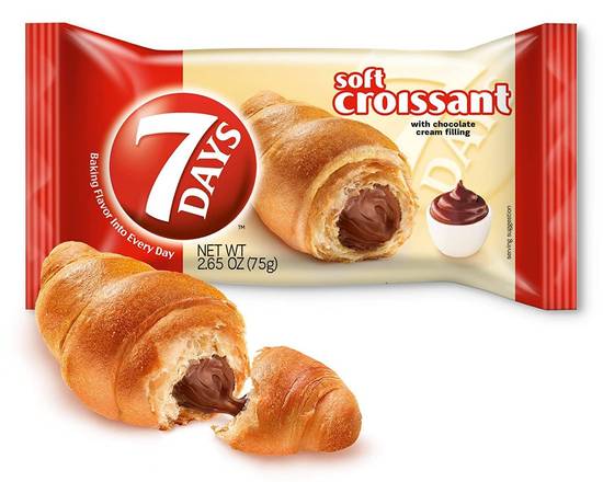 Order 7Days Soft Croissant W/Chocolate Filling 2.65oz  food online from Pit Stop Liquor Mart store, El Monte on bringmethat.com