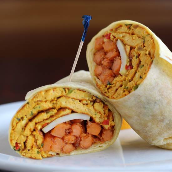Order Scramble Burrito food online from Green Leaves Vegan store, Los Angeles on bringmethat.com