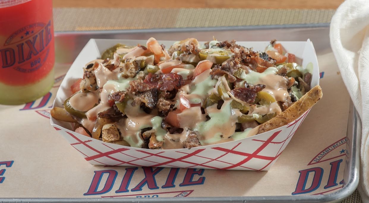 Order Maple Bacon Dirty Fries food online from Dixie BBQ store, Brooklyn on bringmethat.com