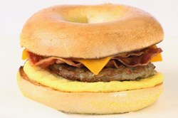 Order Supreme Sunrise Bagel food online from The Great American Bagel store, Chicago on bringmethat.com