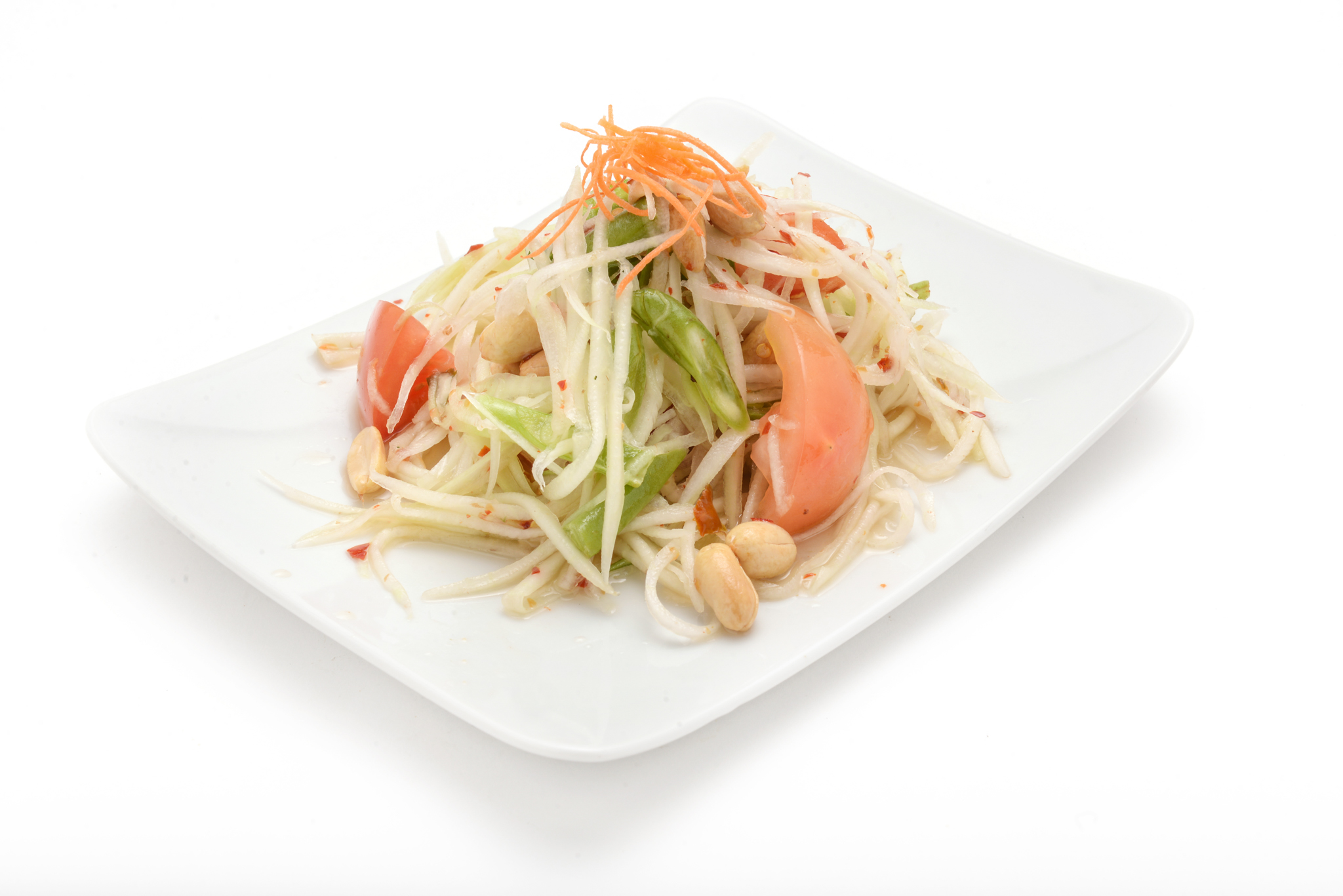 Order Green Papaya Salad food online from Thai Pepper store, Sun Valley on bringmethat.com
