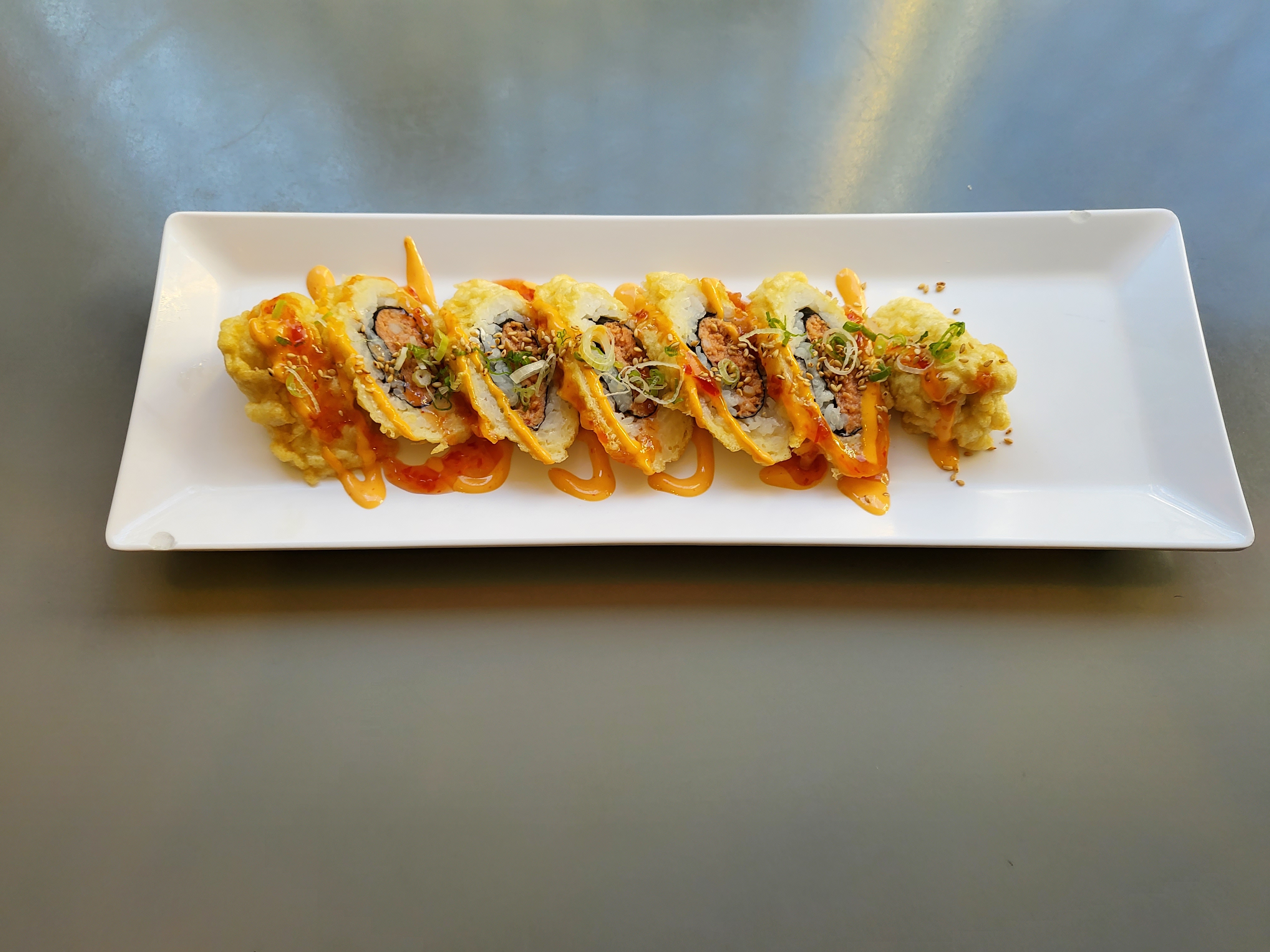 Order DeepFried  Spicy Tuna Roll  food online from Sushi Toni store, San Francisco on bringmethat.com