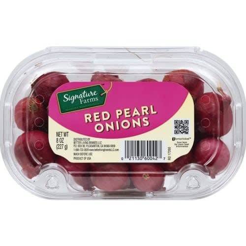 Order Signature Farms · Red Pearl Onions (8 oz) food online from Albertsons store, Payette on bringmethat.com