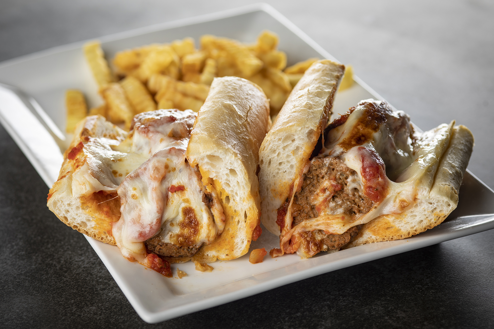 Order Meatball Sandwich food online from Papa Saverio's Pizzeria store, Aurora on bringmethat.com