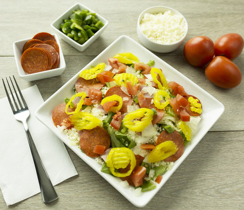Order Chef Salad food online from Fat Cat Pizza store, Lancaster on bringmethat.com