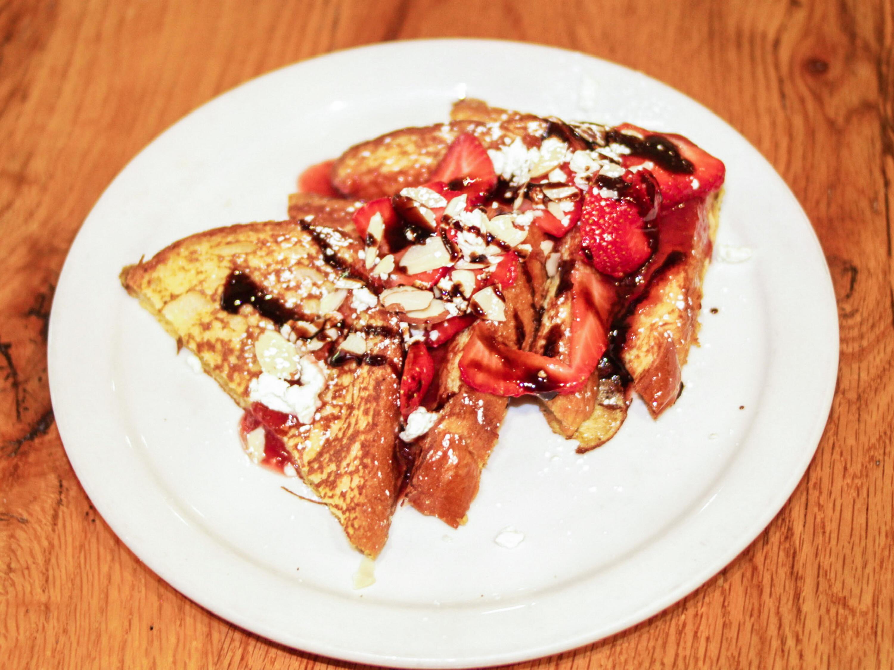 Order Strawberry French Toast food online from Tangerine store, Boulder on bringmethat.com