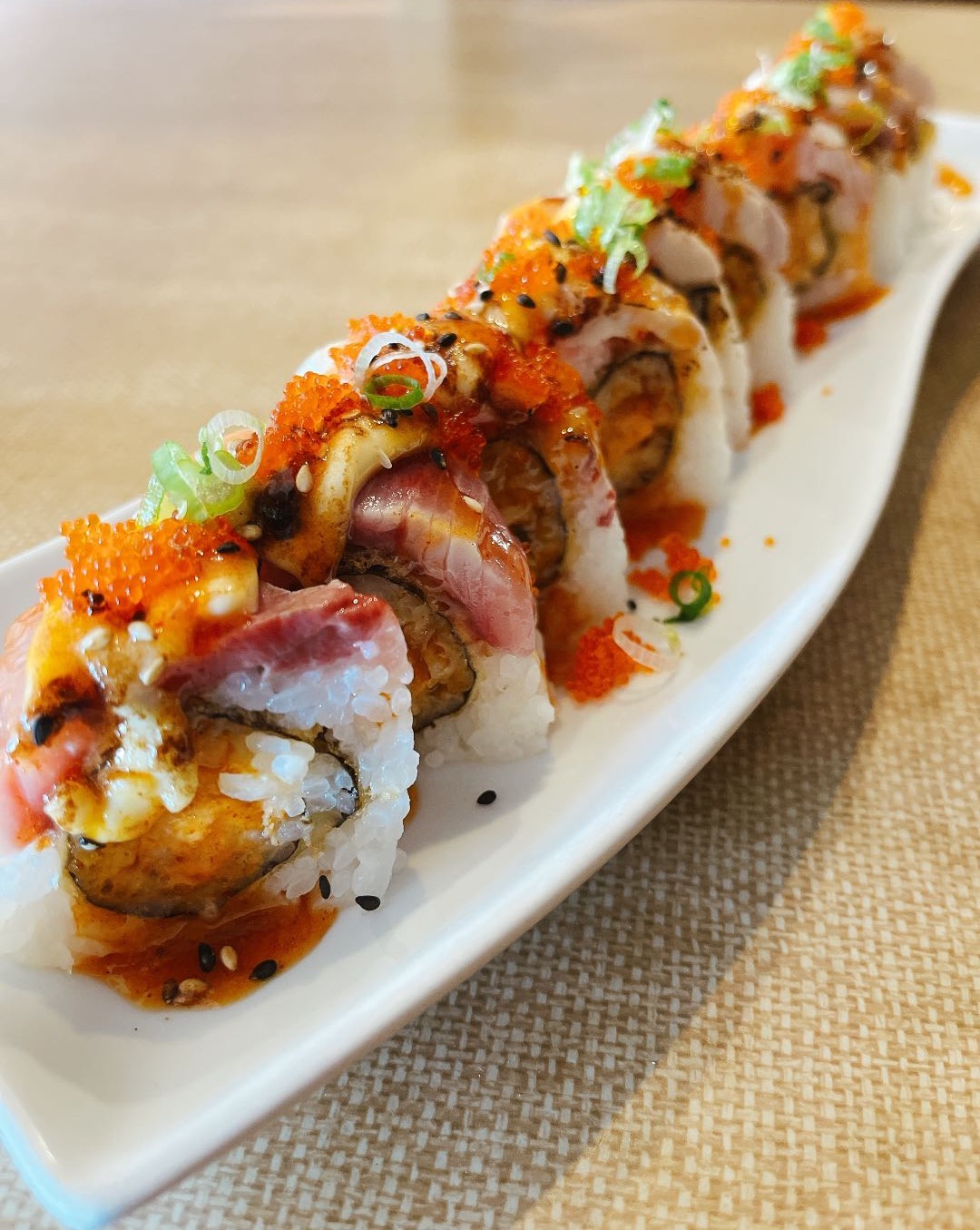 Order Double Double Roll food online from Go Sushi Japanese Restaurant store, Pacifica on bringmethat.com