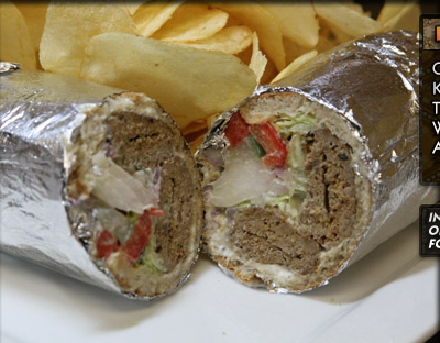 Order K3. Shami Kebab Sandwich food online from Food Corner Kabob House store, Arlington on bringmethat.com