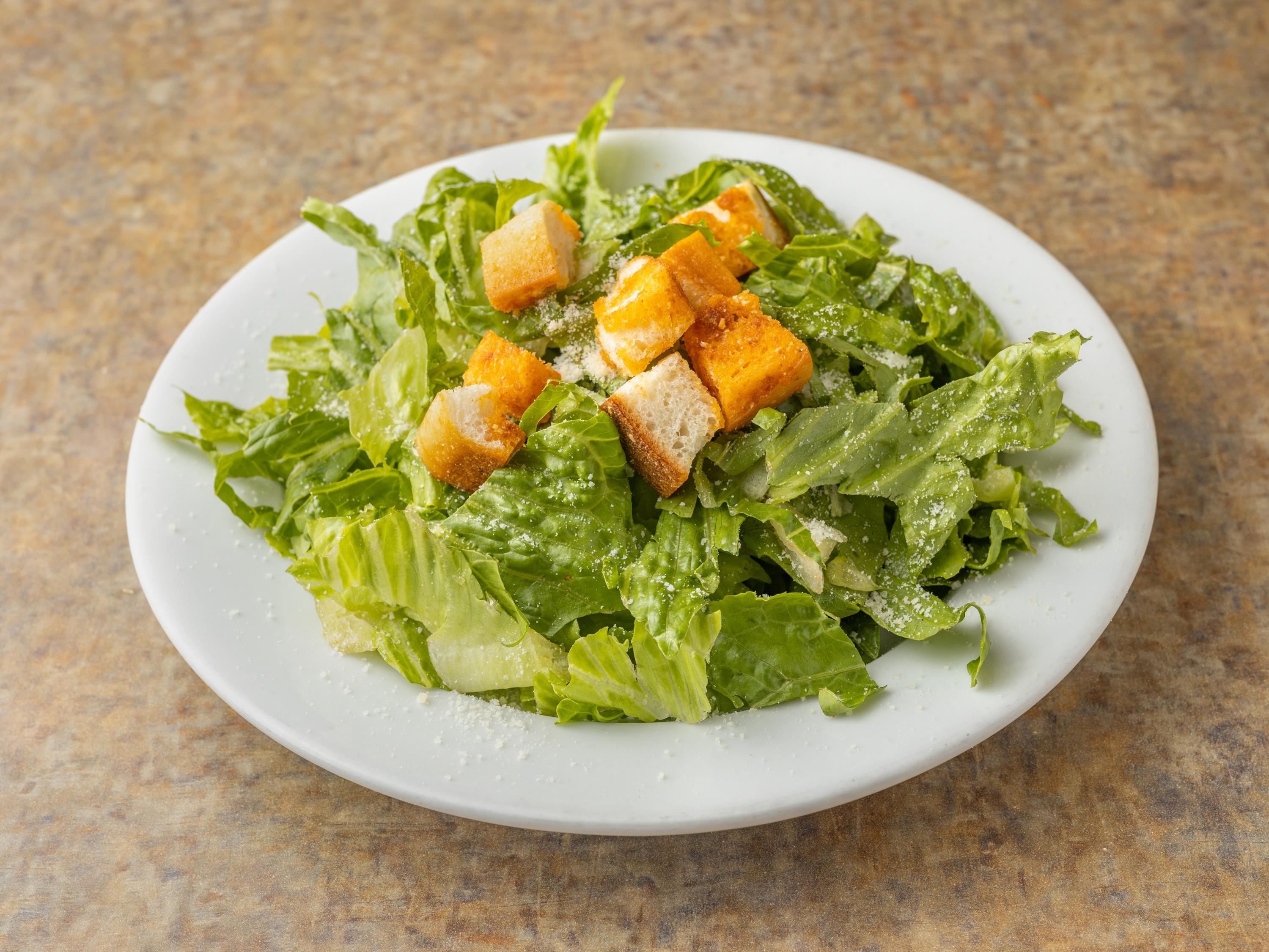 Order Caesar Salad food online from The Pizza Place store, Hewlett on bringmethat.com