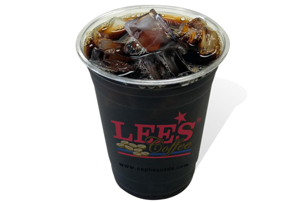 Order Iced Black Coffee (L) food online from Lee Sandwiches store, Peoria on bringmethat.com