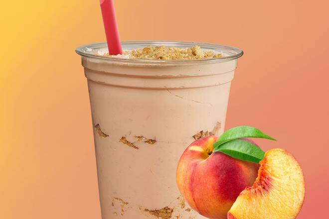 Order Peach Cobbler Shake food online from Mooyah Burgers store, Southlake on bringmethat.com