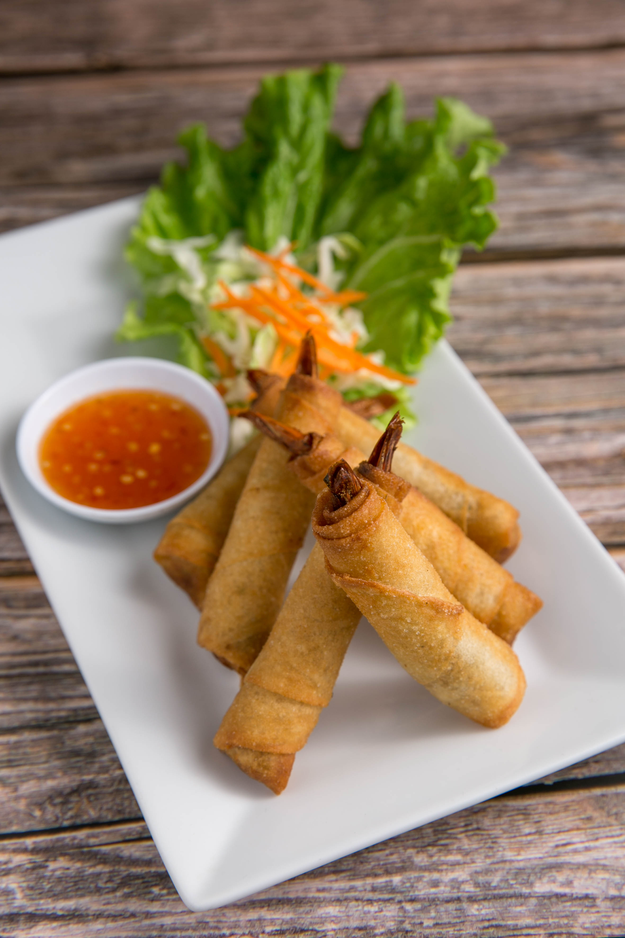 Order 5. Shrimp in a Blanket food online from Bangkok Garden Thai Cuisine store, Daly City on bringmethat.com