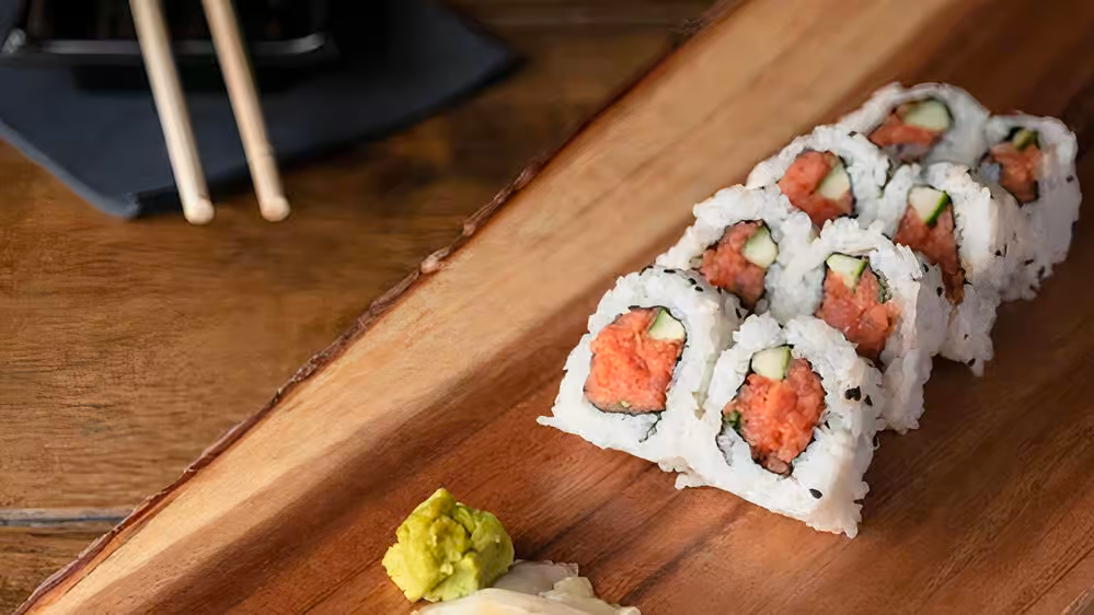 Order Spicy Tuna Roll food online from Fuku sushi store, Tucson on bringmethat.com