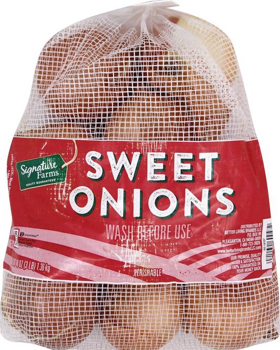 Order Signature Farms · Sweet Onions (48 oz) food online from Safeway store, Turlock on bringmethat.com