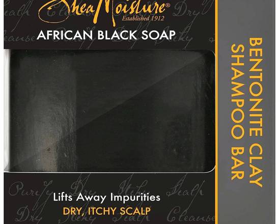 Order Shea Moisture African Black-Soap Shampoo Bar 4.5 oz food online from iDa Beauty Supply Store store, Middletown on bringmethat.com