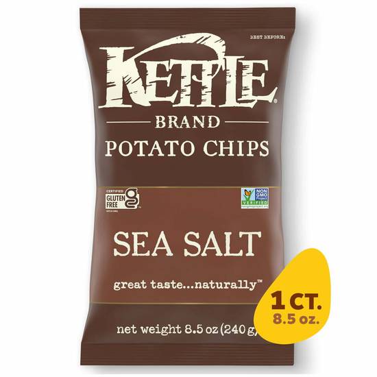 Order Kettle Chips Sea Salt Big Bag food online from IV Deli Mart store, Goleta on bringmethat.com