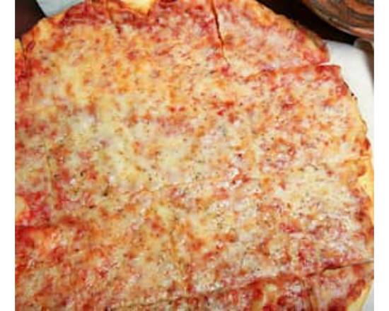Order 10" Our Famous Thin Crust Cheese food online from Taylor Street Pizza store, Algonquin on bringmethat.com