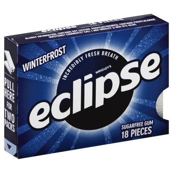 Order Eclipse Mint Gum - 18 Ct food online from Pepack Sunoco store, Peapack on bringmethat.com